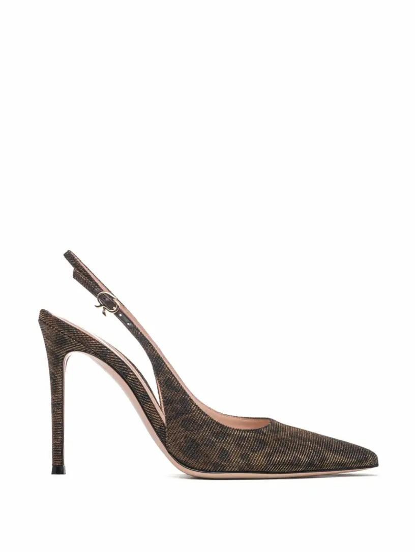 

Слингбэки Ribbon sling Gianvito Rossi, мультиколор
