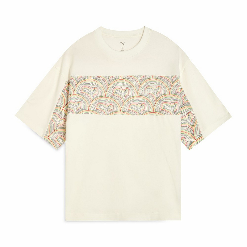 

PUMA Футболка мужская бежевая, Бежевый, PUMA Футболка мужская бежевая