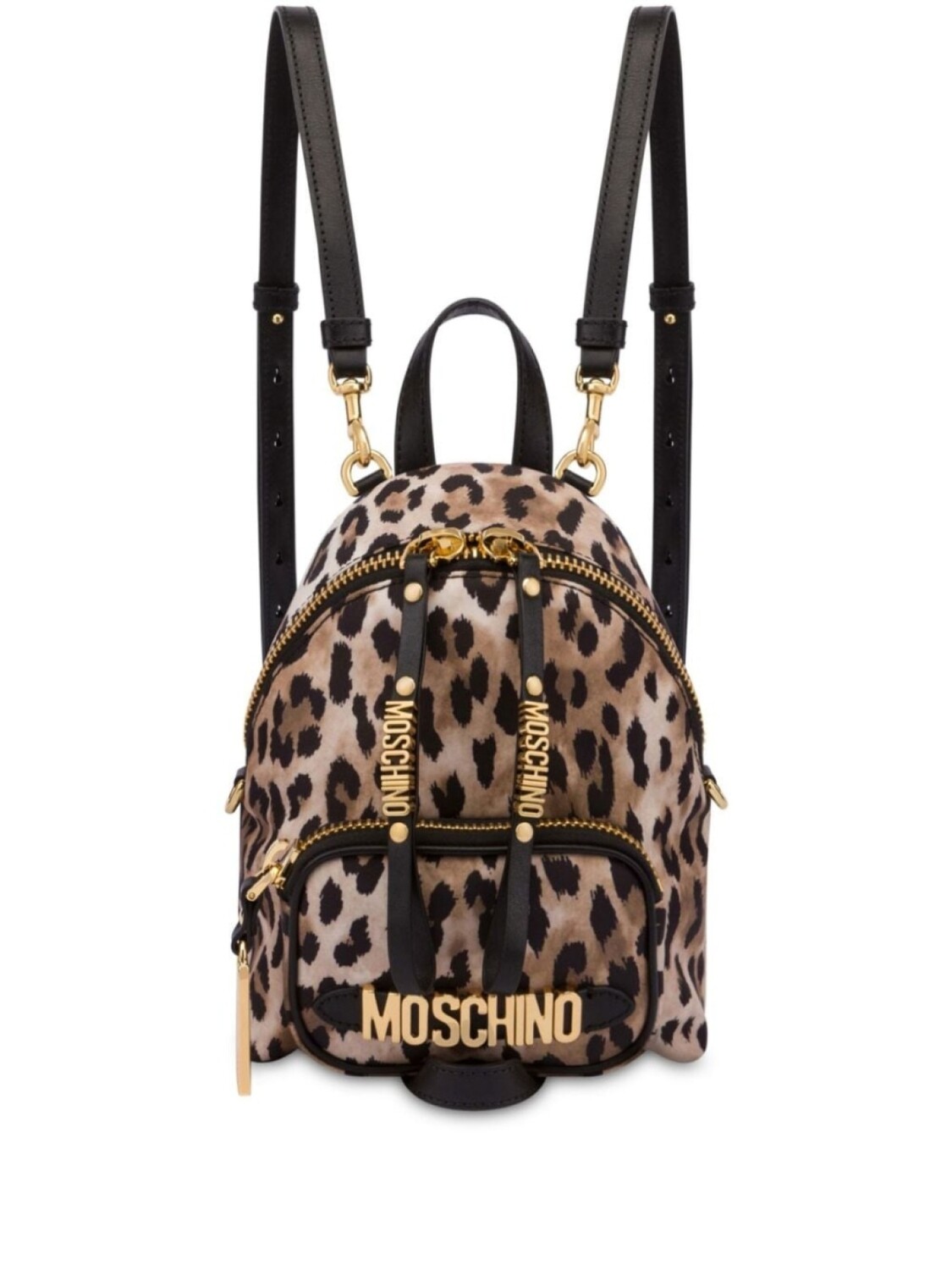 

Moschino рюкзак с логотипом, нейтральный цвет