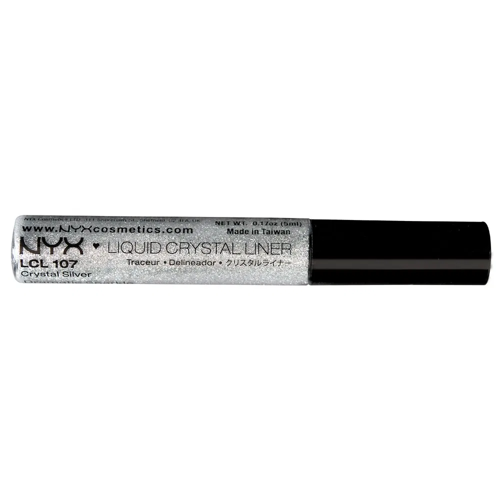 Жидкая подводка NYX Liquid Crystal Liner, оттенок Crystal Silver Nyx Professional Makeup