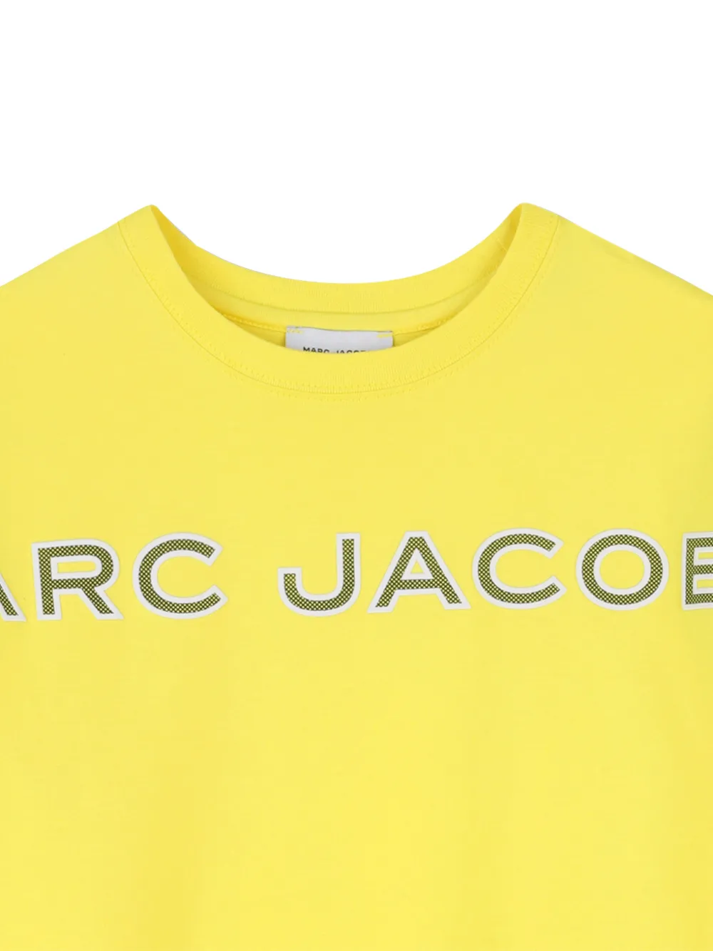 Футболка с принтом-логотипом Marc Jacobs Kids, желтый — фото 3