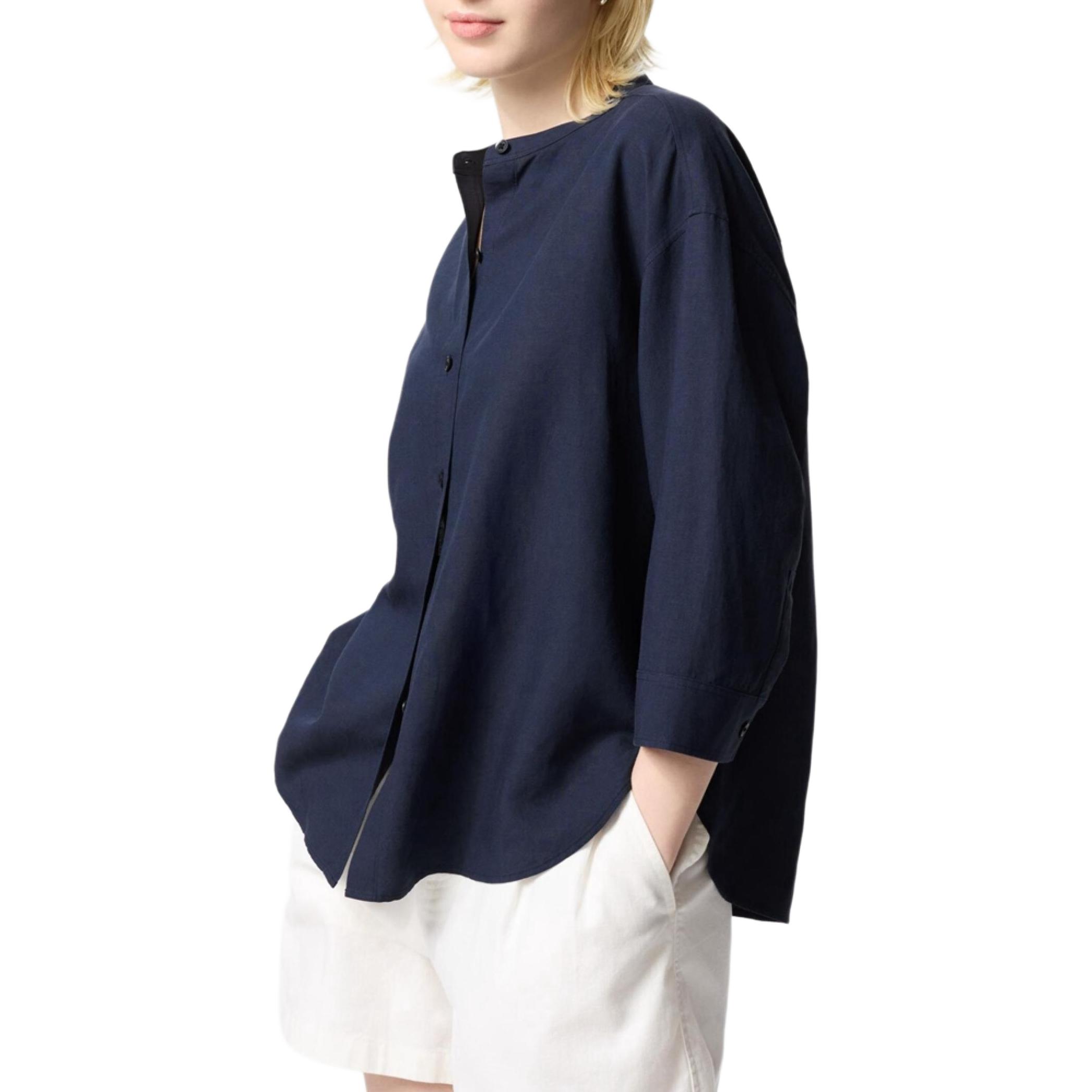 

UNIQLO Рубашка Women's Navy Blue