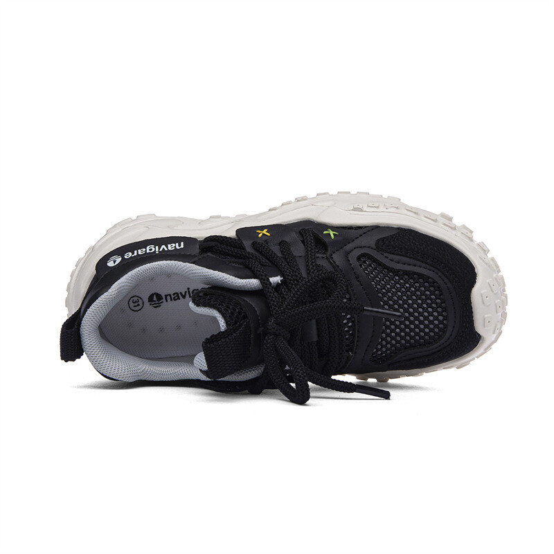 Кроссовки NAVIGARE Kids Lifestyle Shoes Kids Low-top Beige, черный — фото 3