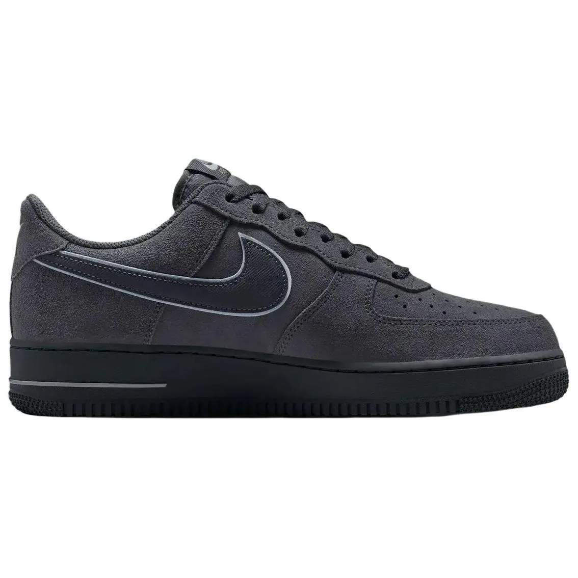 Nike Кроссовки Air Force 1 для скейтбординга мужские темно-серые — фото 3
