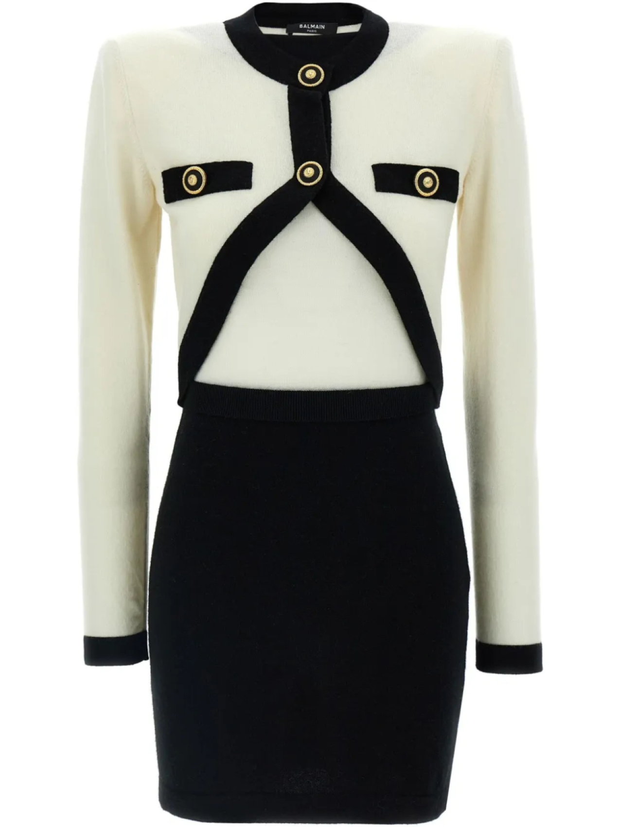

Платье Balmain Filo Leone Catena, черный