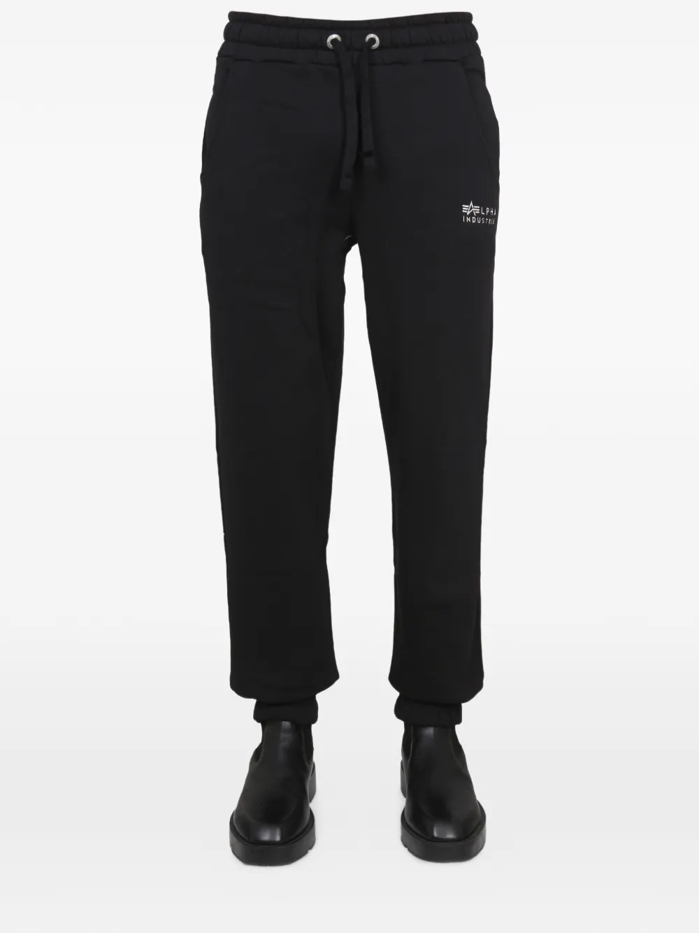 

Спортивные брюки с вышитым логотипом Alpha Industries, черный