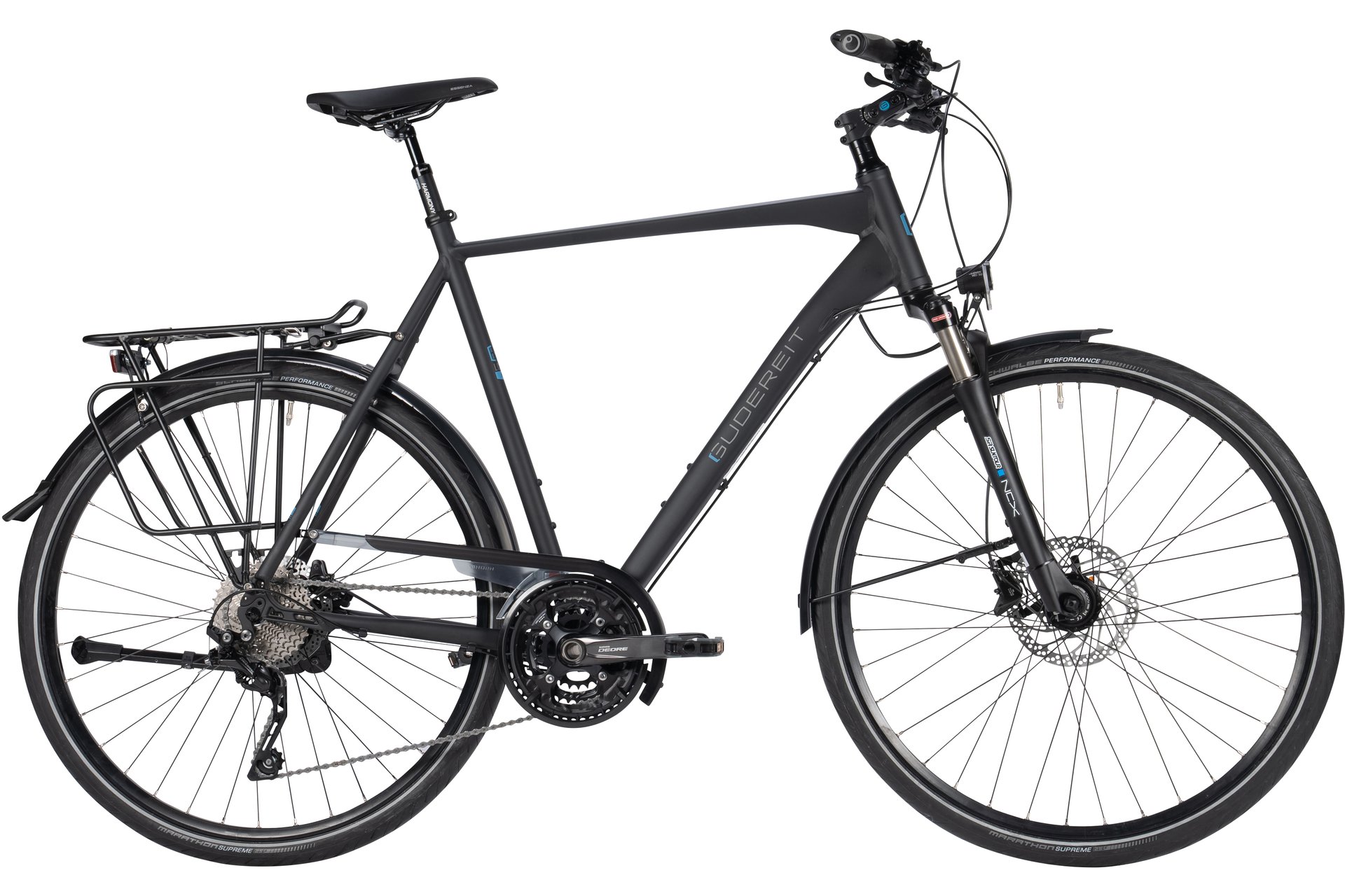 

Городской велосипед Gudereit Lc-70 evo - 28 дюймов - diamant, schwarz | schwarz matt