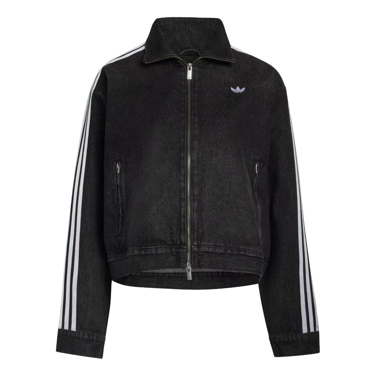 

(WMNS) Куртка Adidas Originals Denim Lacing FB Jacket 'Black'