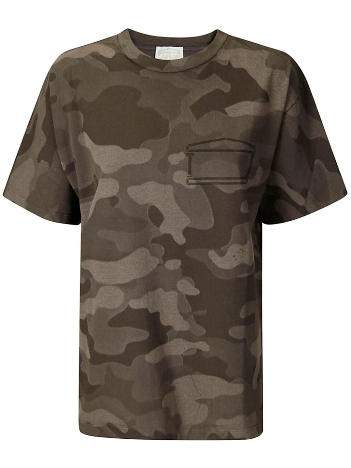 

Aries футболка Aged Camo, зеленый