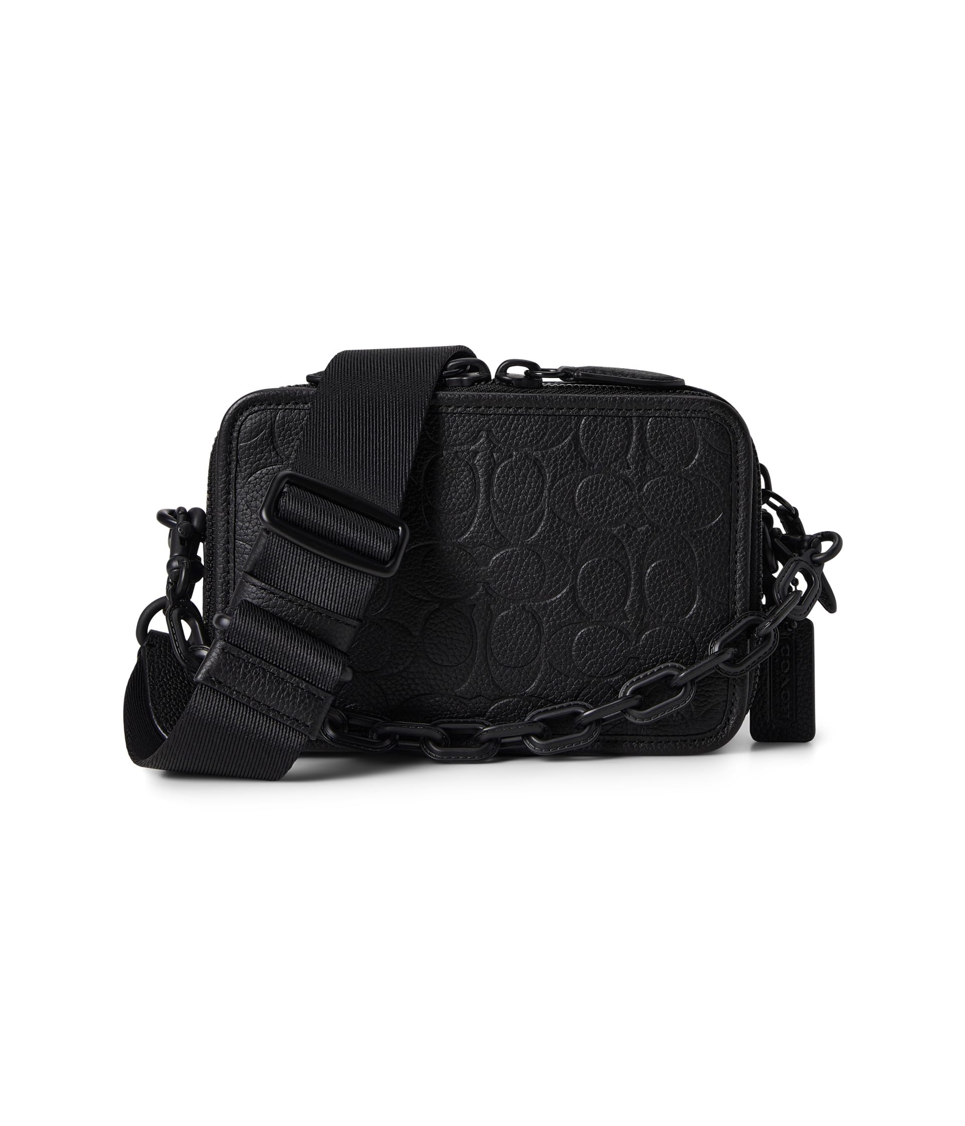 

Сумка кросс-боди COACH Charter Crossbody With Hybrid Pouch In Signature Leather, черный
