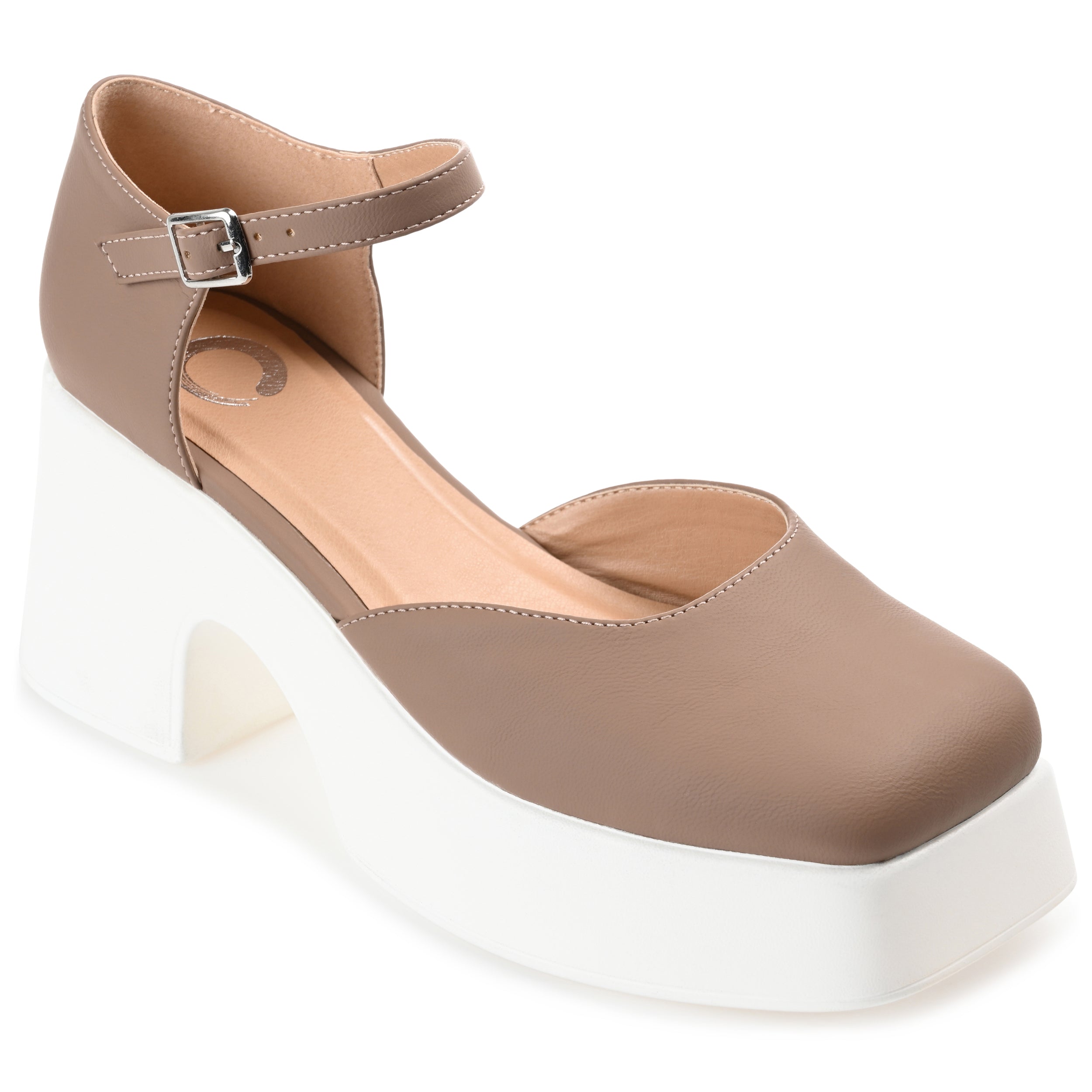 Туфли-лодочки Lizza Pump для женщин из коллекции Journee, серо-коричневый