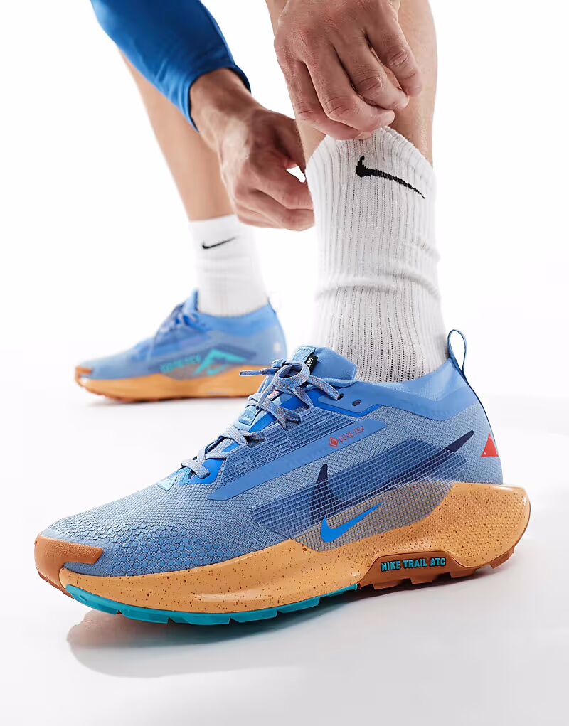 

Кроссовки Nike Running ReactX Pegasus Trail 5 Gore-TEX синего цвета