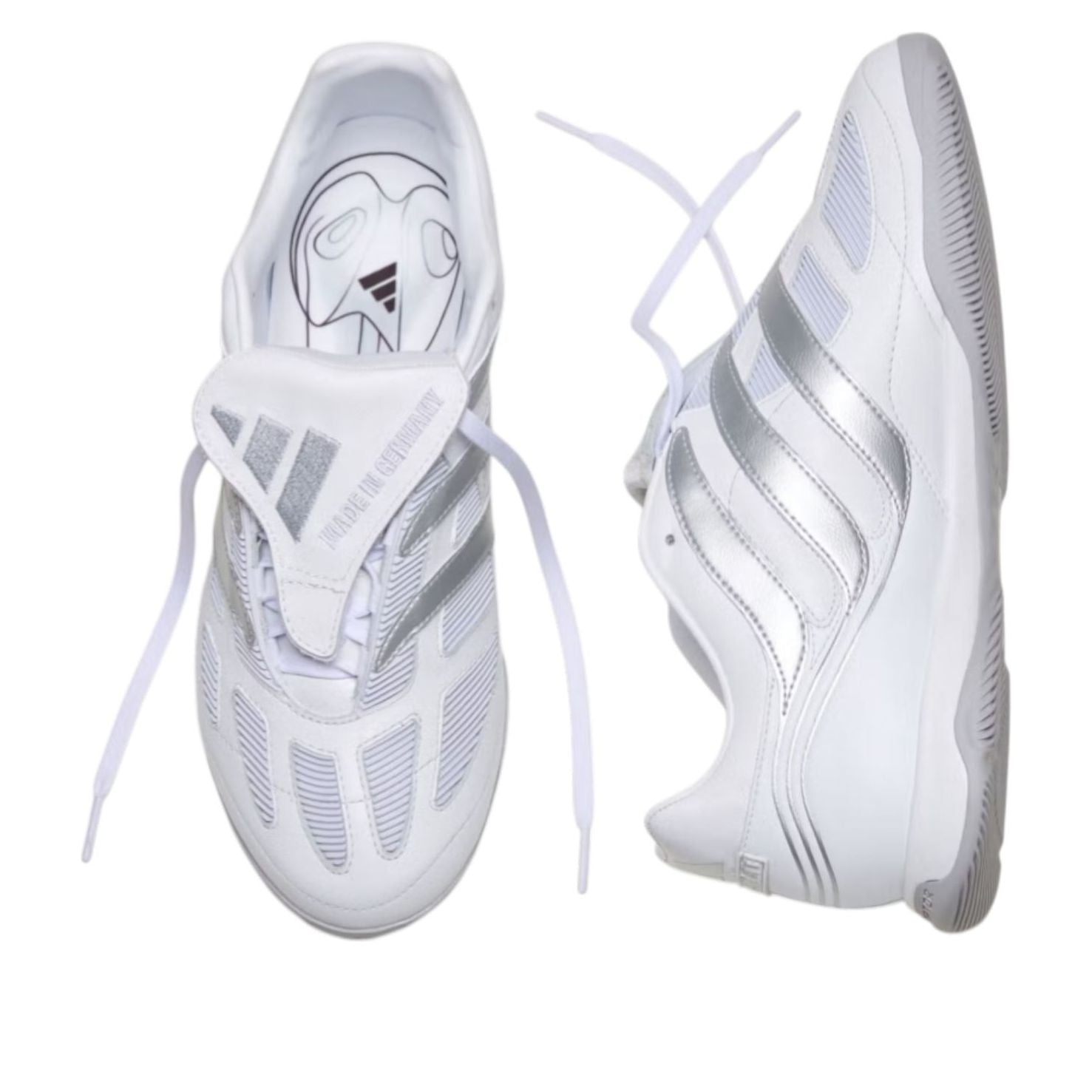Кроссовки Adidas Predator Precision Street court 'White Silver' — фото 4