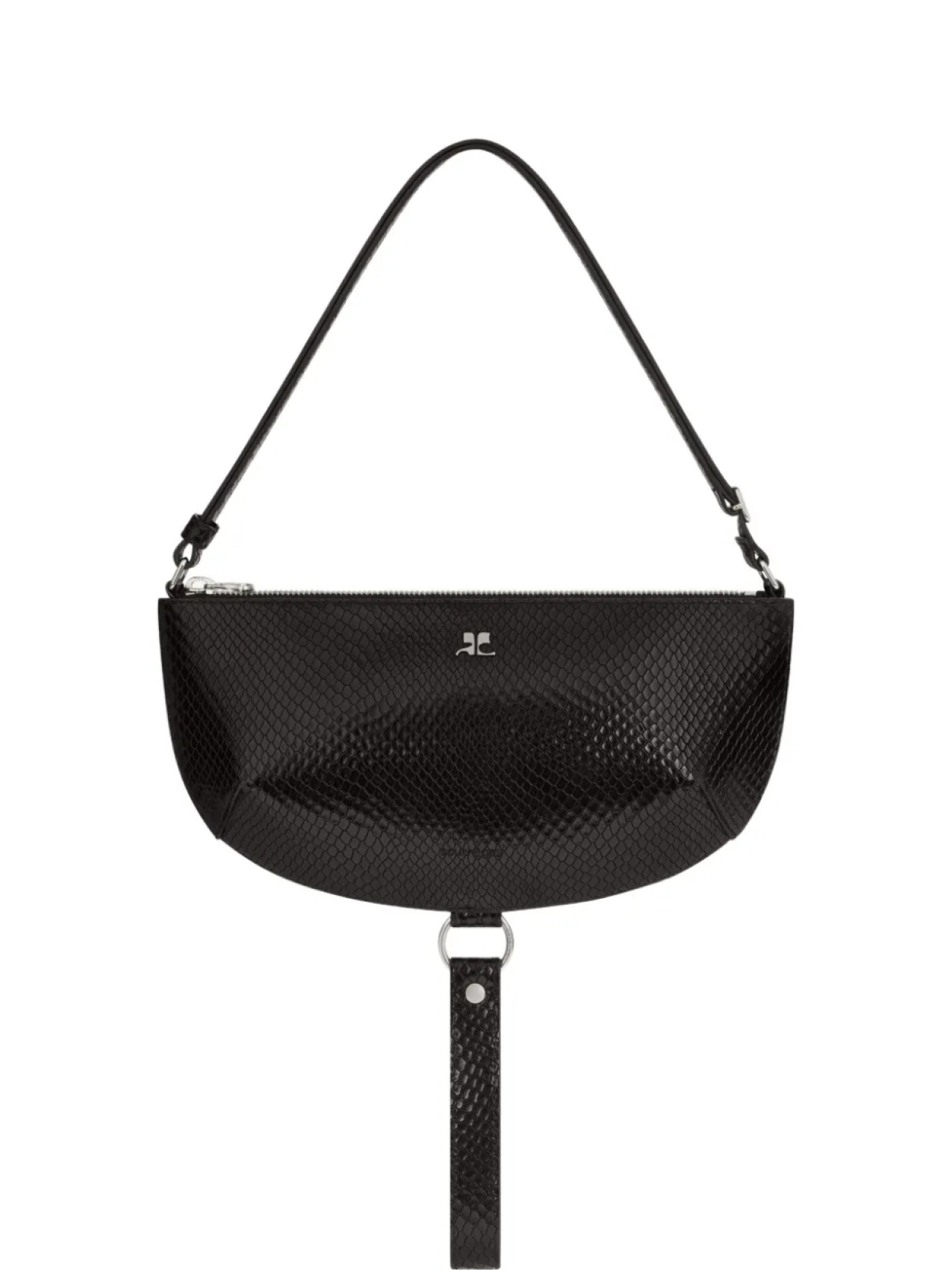 

Кожаная сумка через плечо Courrèges Holy Eclipse, черный