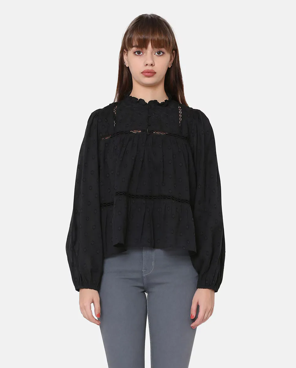 

Женская блузка с длинным рукавом Levi's, черный