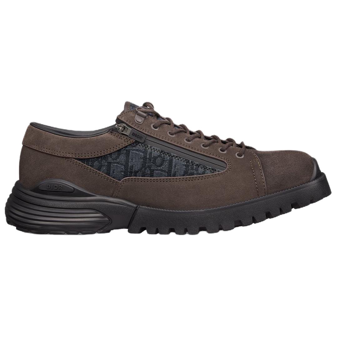 DIOR Кроссовки Combat Low top Casual мужские темно-коричневые — фото 3