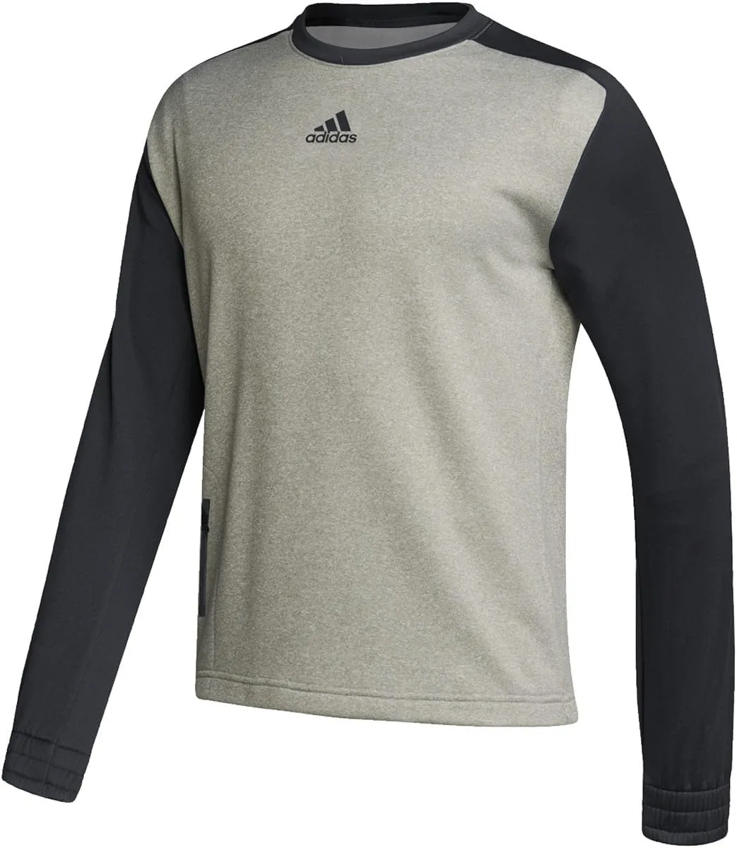 Футболка с длинным рукавом Adidas Team Issue, черный/серый/белый