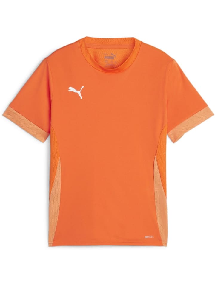 

Спортивная футболка TeamGoal Matchday Jersey jr оранжевого цвета Puma