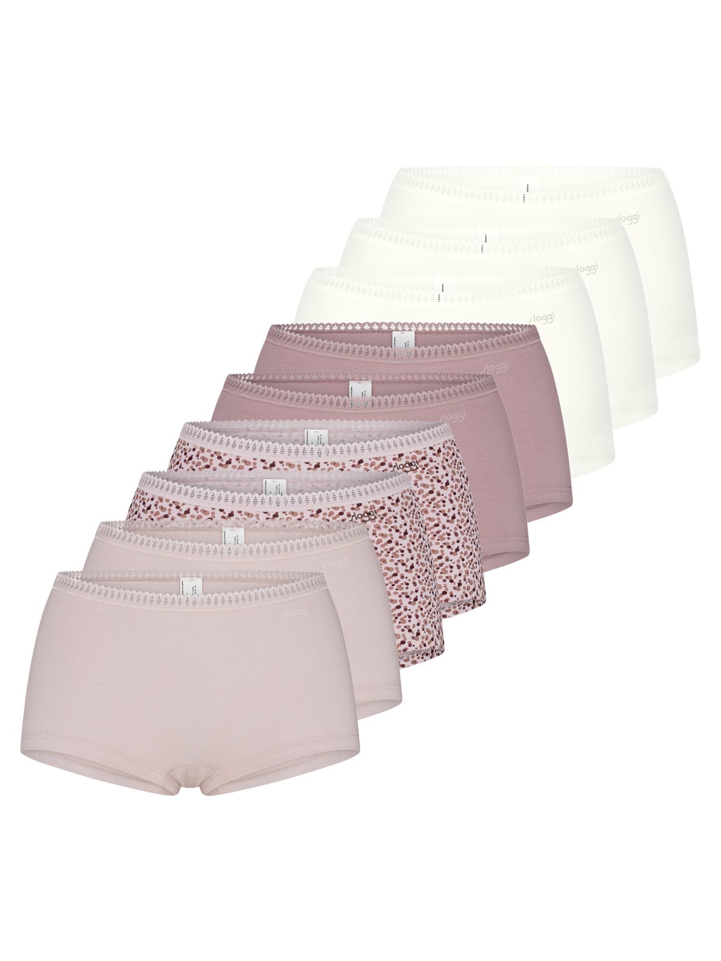 

SLOGGI Трусы Boyshorts 'GO Crush' в крапчатом розовом