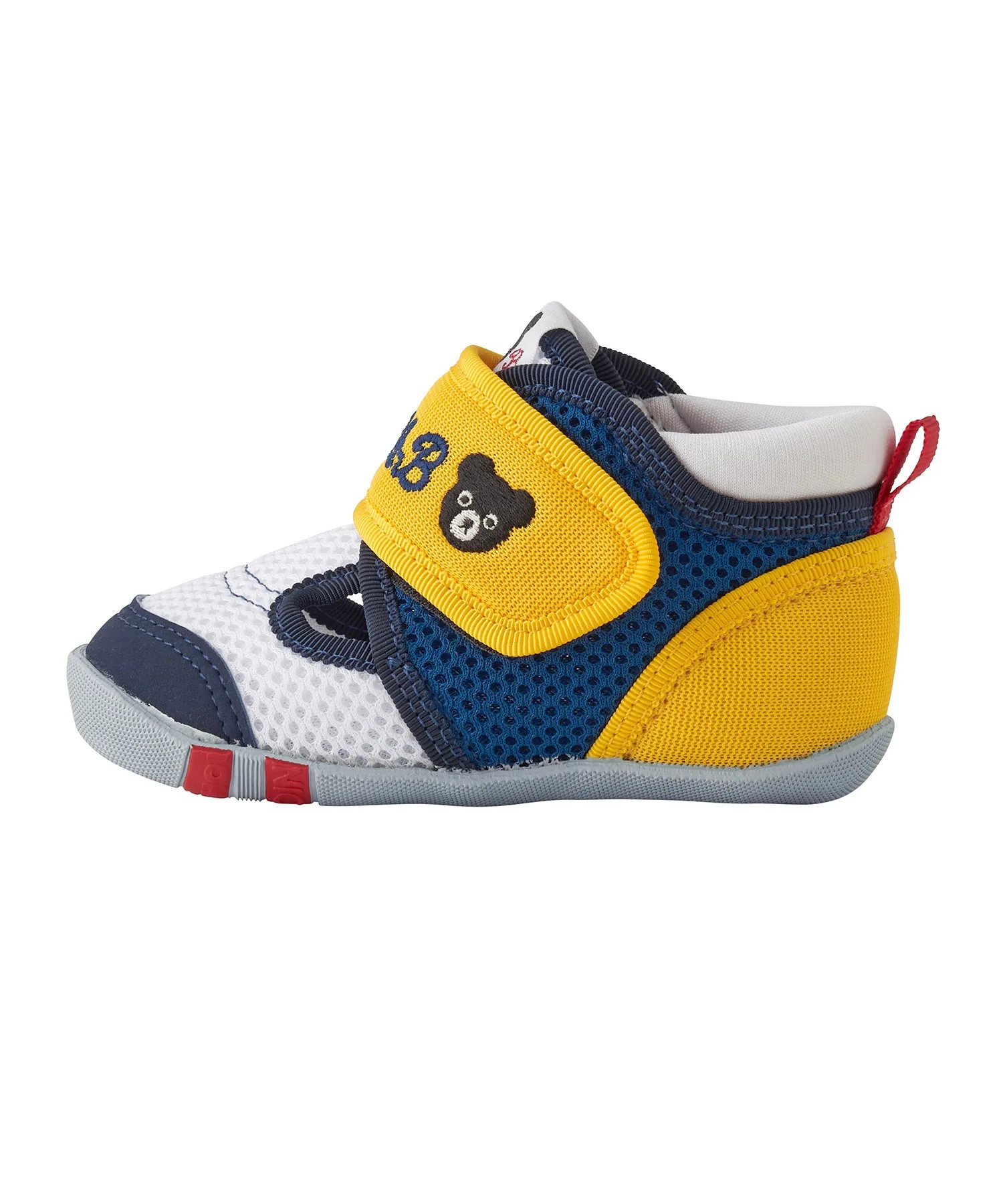 Детские первые ботиночки из двойного рашеля DOUBLE_B FIRST BABY SHOES синие — фото 4