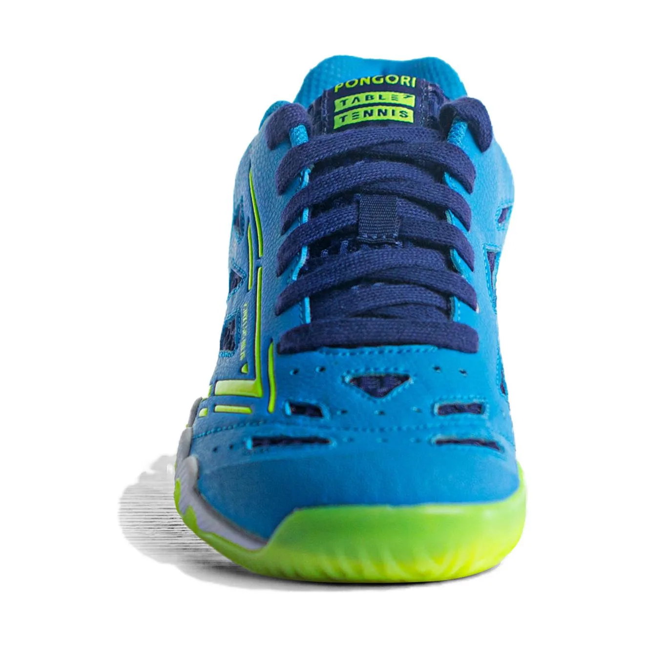 DECATHLON Низкие детские тренировочные кроссовки желто-синие — фото 4