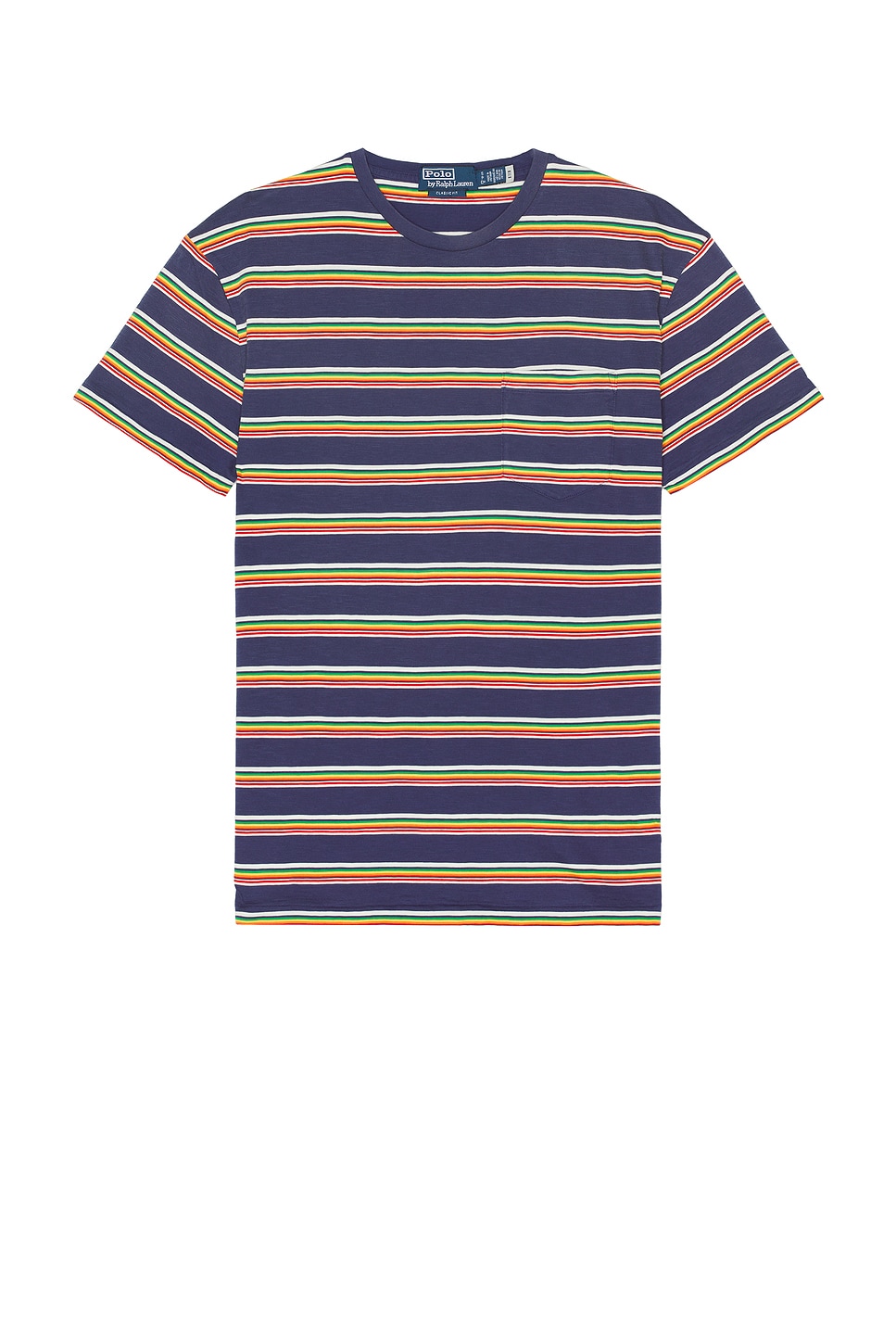 

Футболка в полоску с круглым вырезом Polo Ralph Lauren, new classic navy multi
