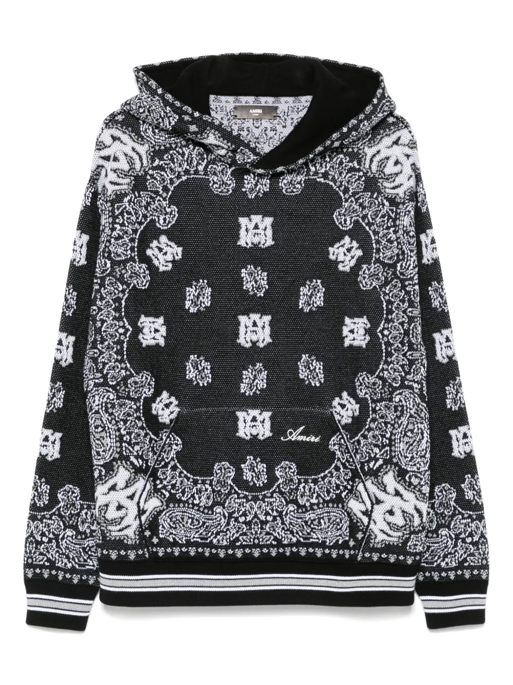 

Толстовка Bandana hoodie AMIRI, черный