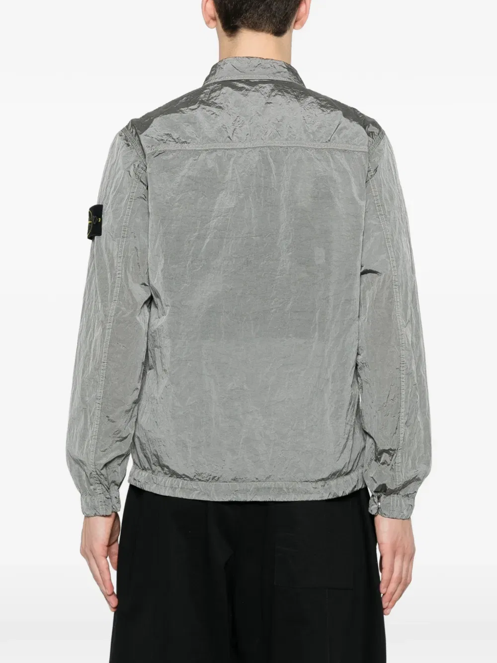 Рубашка на молнии Stone Island, серый — фото 4