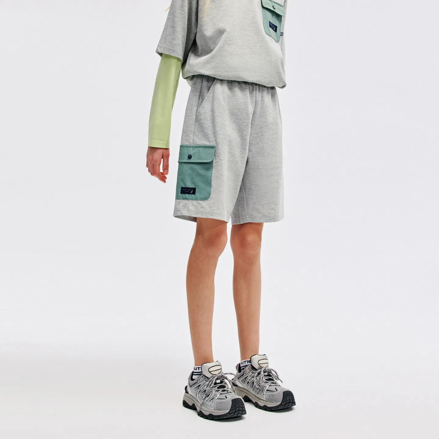 Шорты детские Nautica Light Gray — фото 3