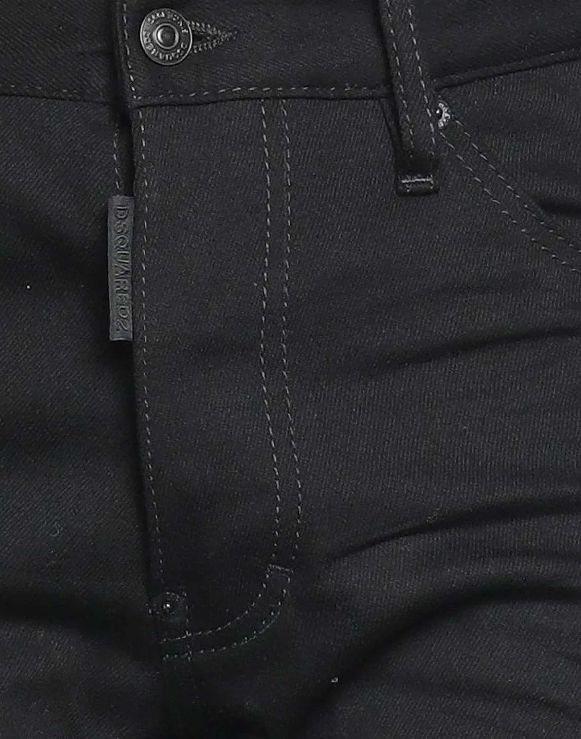 Джинсы скинни DSQUARED2 черные — фото 4