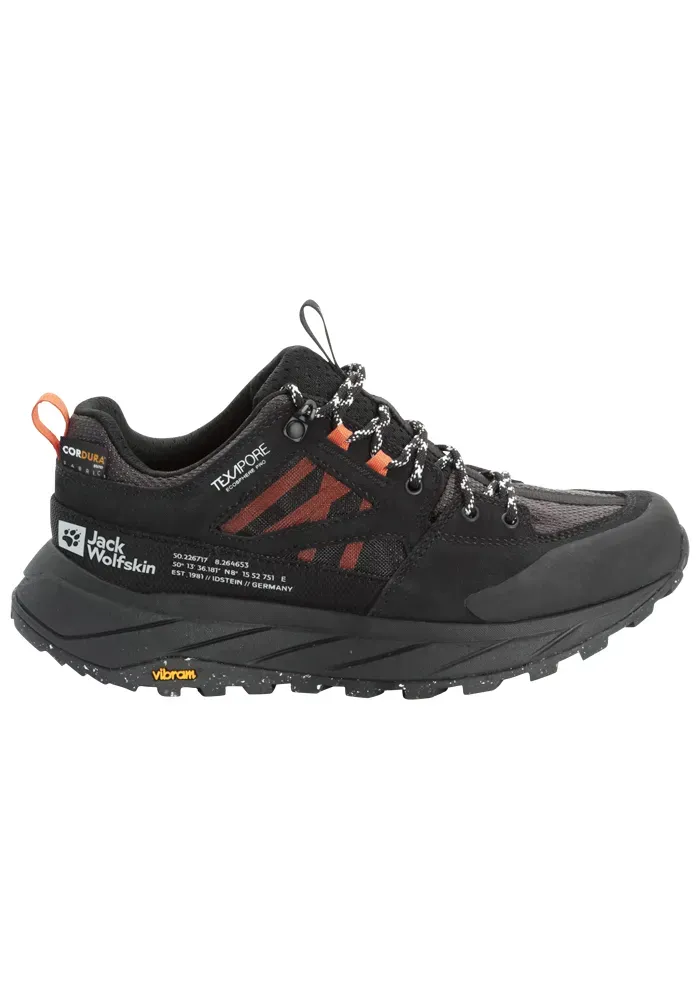 Кроссовки Jack Wolfskin "TERRAQUEST TEXAPORE LOW W", цвет Phantom
