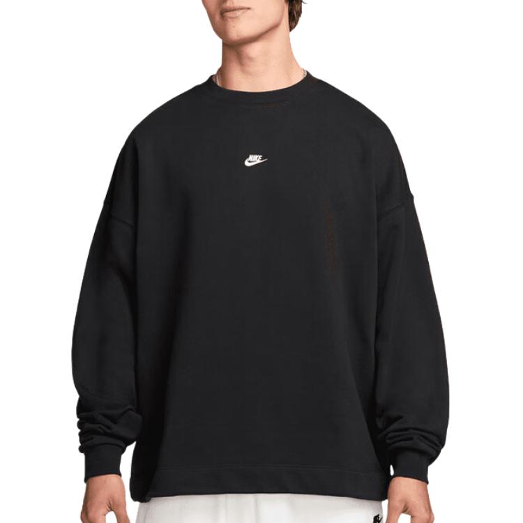 

Nike Свитшоты Unisex Black с круглым вырезом, умеренная посадка, Regular