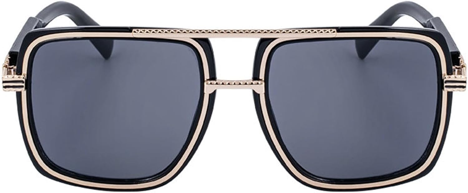 

Мужские солнцезащитные очки-пилот в стиле ретро, ​​увеличенного размера, с градиентным переходом цвета, защита от УФ-излучения UV400, женские квадратные солнцезащитные очки helena, C1