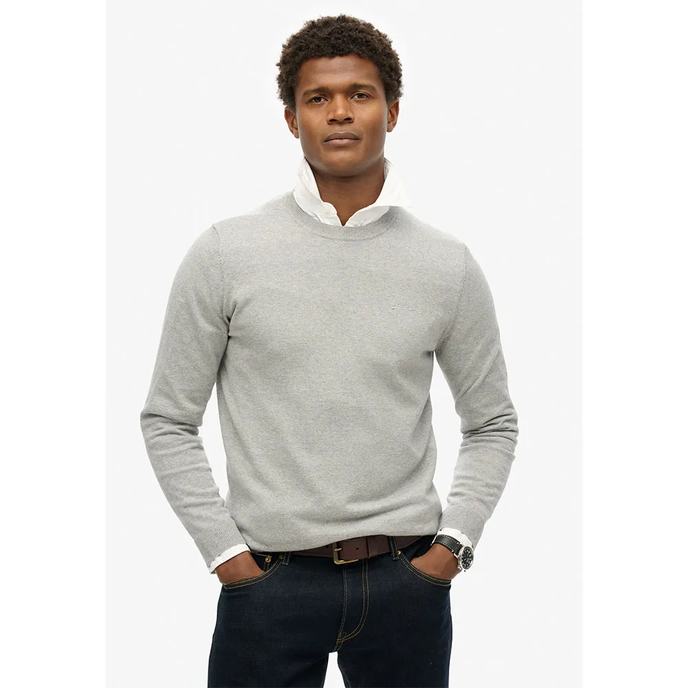 

Свитер Superdry Vintage Embroidered Cash, серый