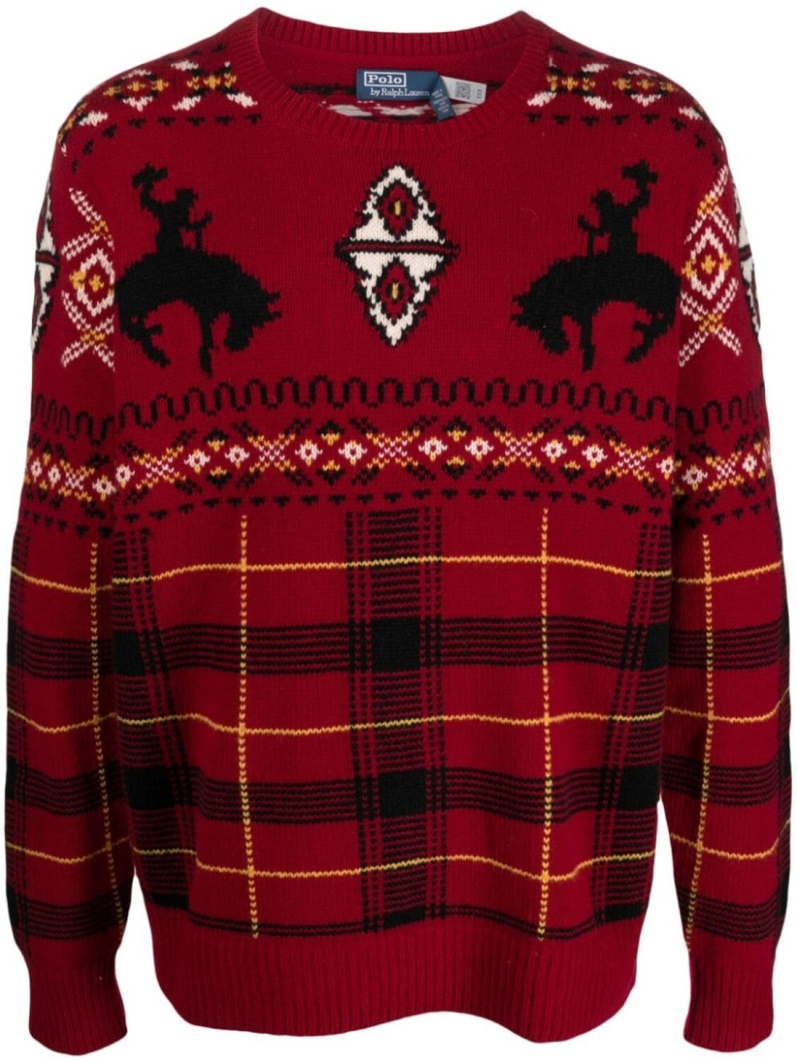 

Polo Ralph Lauren джемпер с узором, красный