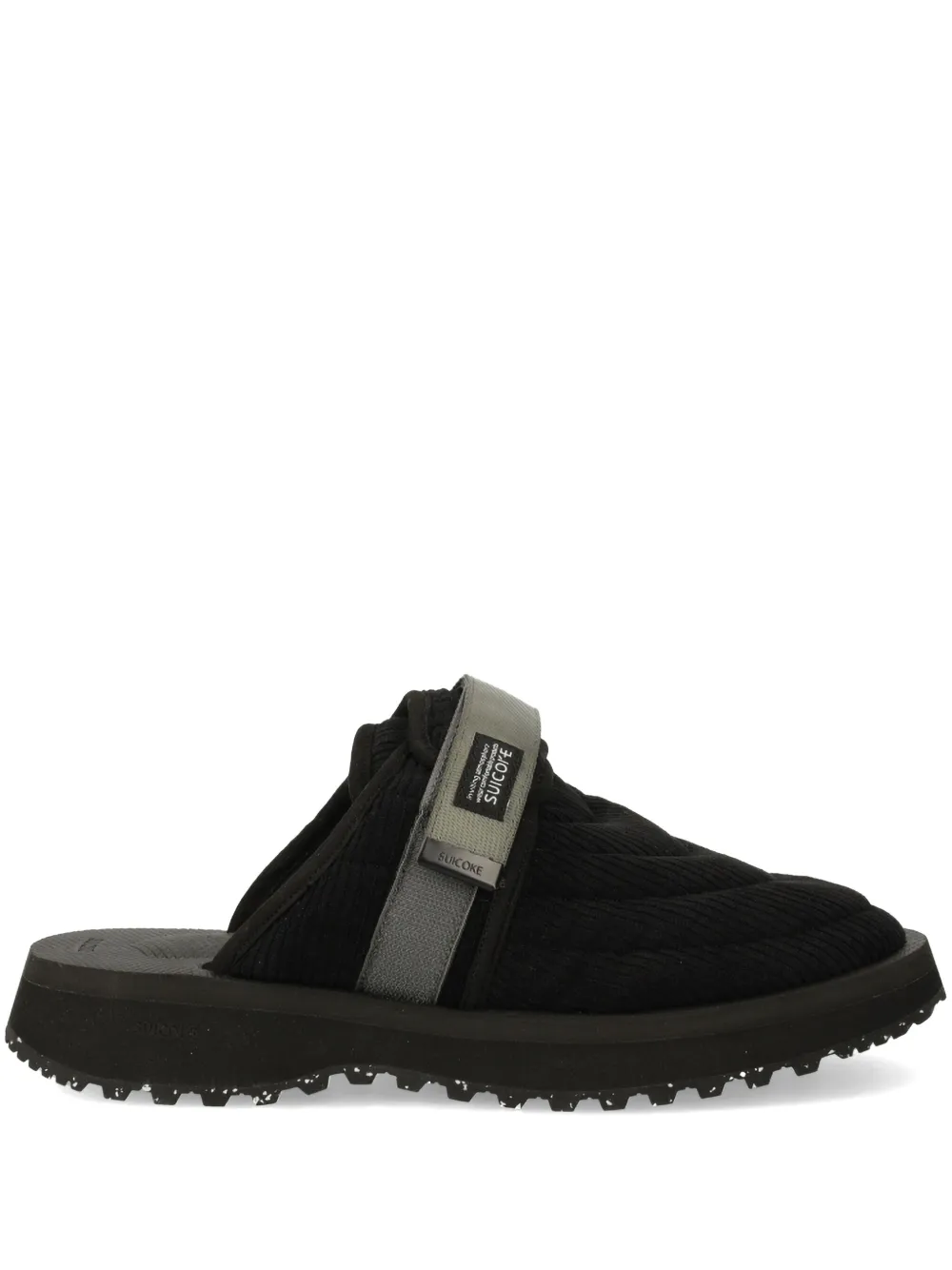 

Шлепанцы на липучках Suicoke, черный