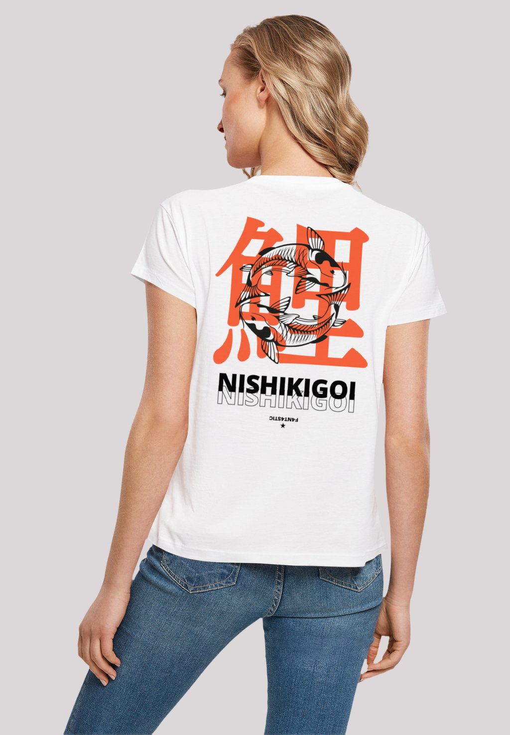 

Футболка с принтом NISHIKIGOI JAPAN F4NT4STIC, белый