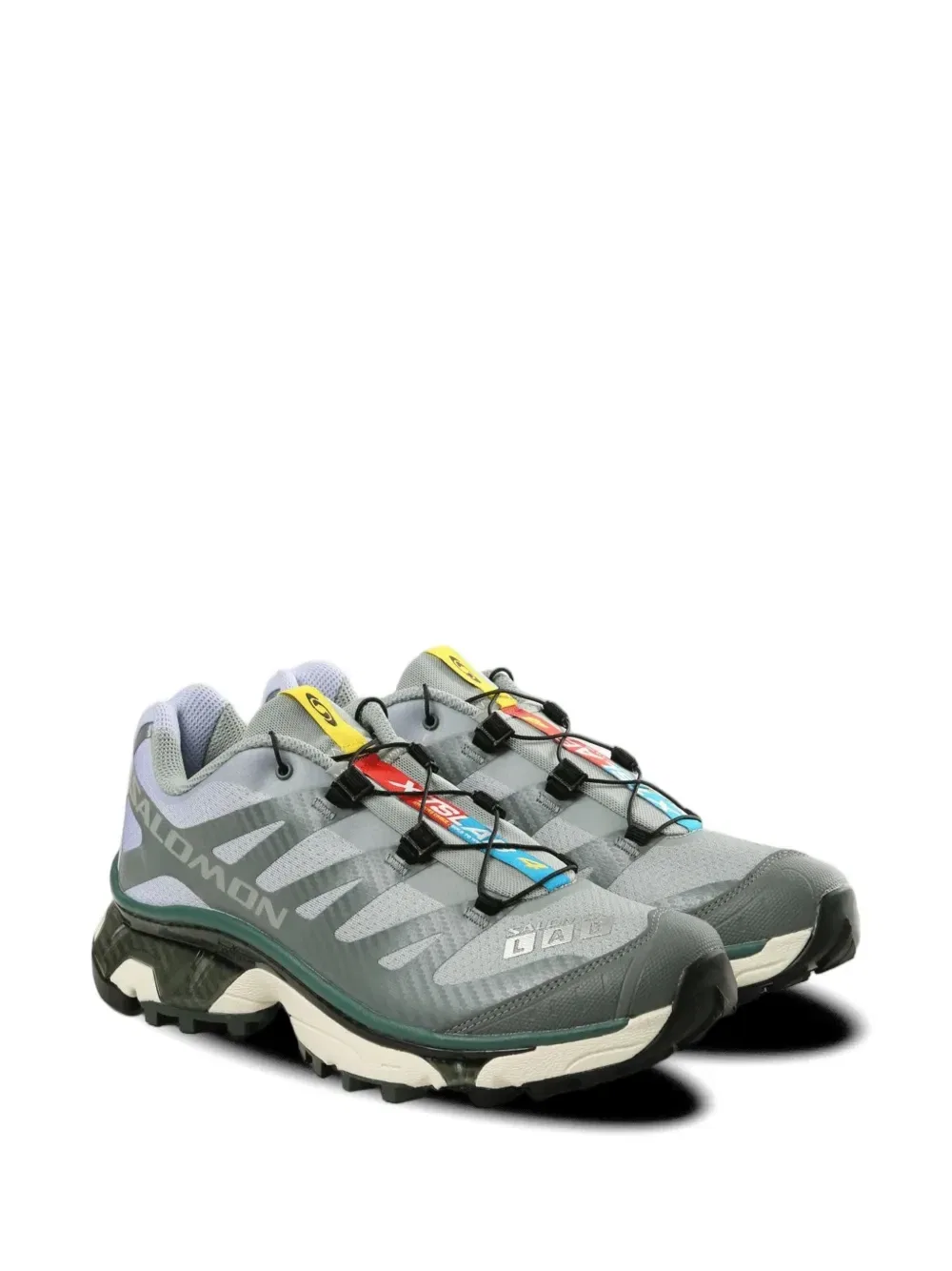XT-4 кроссовки из нескольких материалов Salomon, серый — фото 2