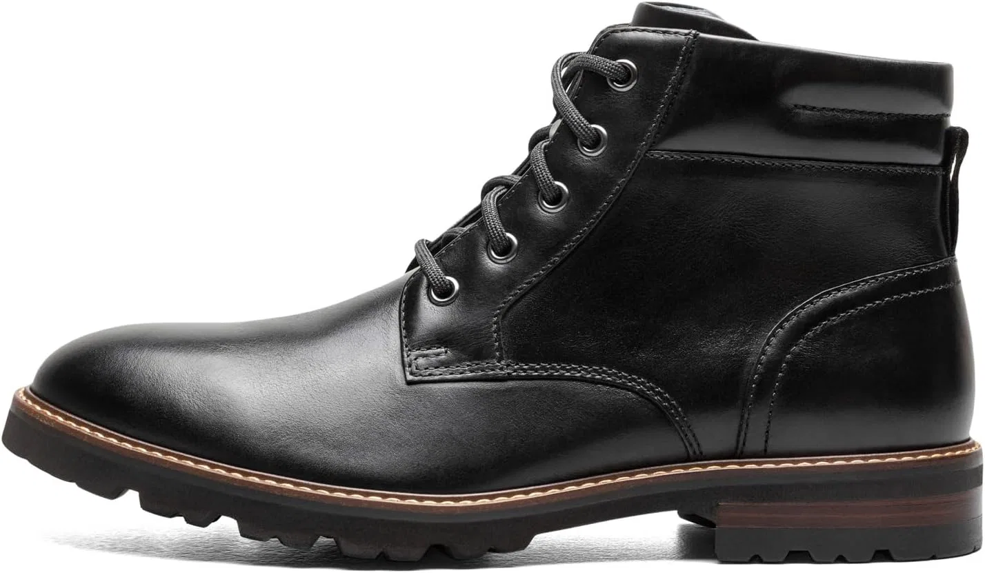 Ботинки Florsheim Men's Renegade Plain Toe Chukka, Black — фото 4