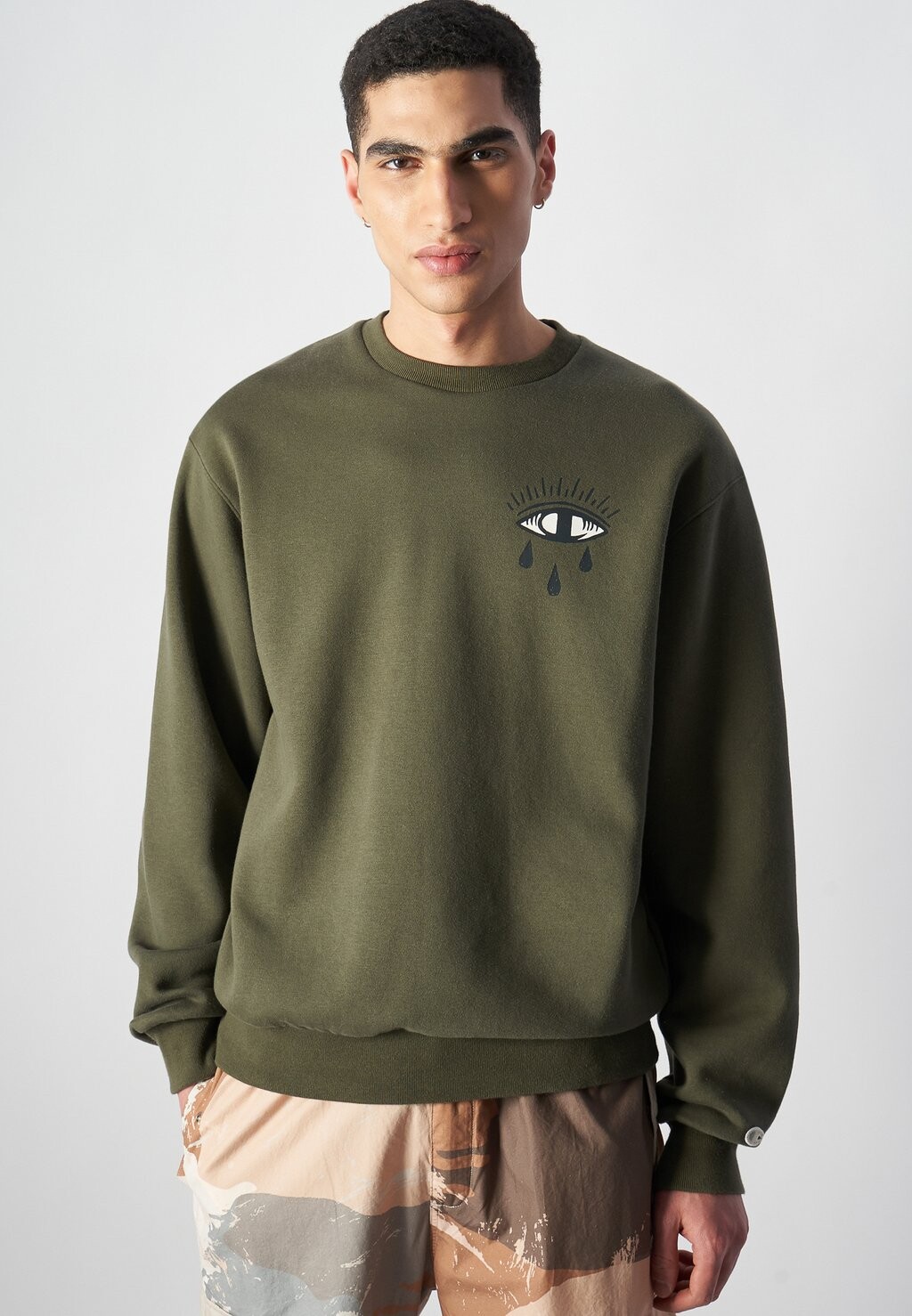 

Толстовка CREWNECK FUTURE Champion Rochester, оливковый