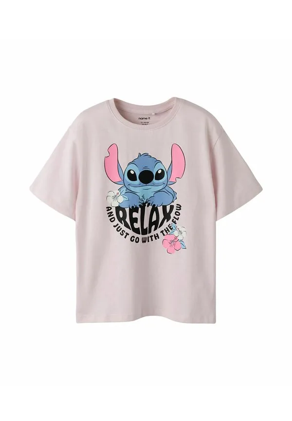 Футболка с принтом в виде швов Name It, Cradle Pink