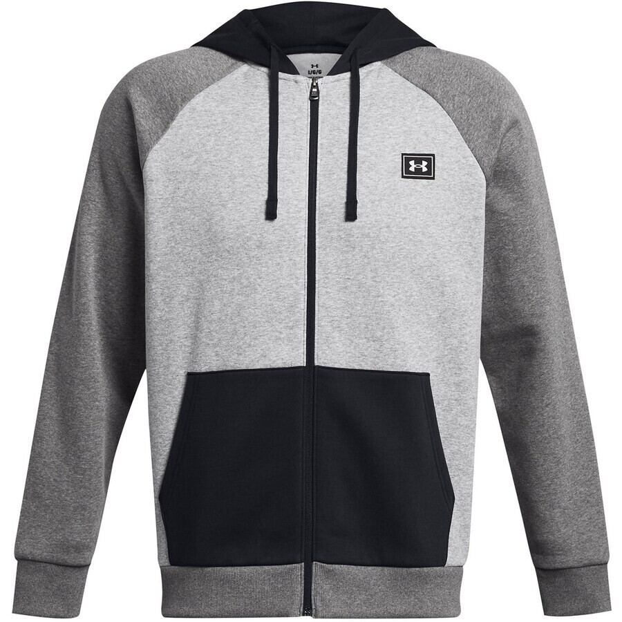 

Спортивная толстовка UNDER ARMOUR Athletic Zip-Up Hoodie Rival, цвет Grey/Graphite