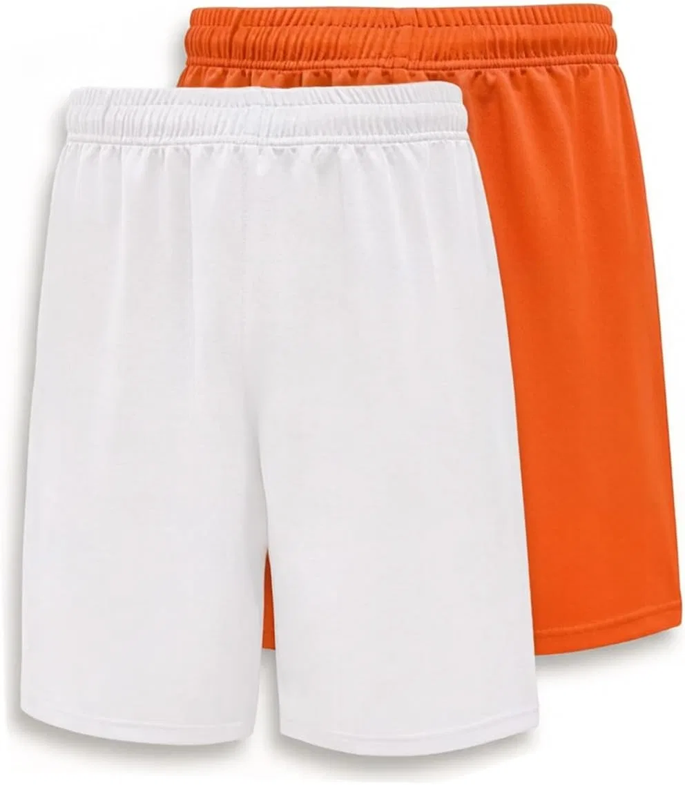 Шорты спортивные для мальчиков, 2 шт., DINGDONG'S CLOSET, Orange White