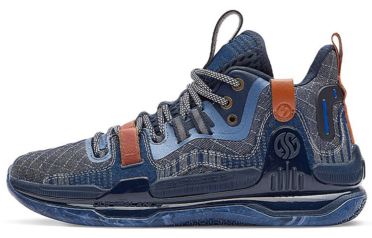 

Баскетбольные кроссовки AG1 Pro Basketball Shoes Men Mid-Top Ink Blue/industrial Blue 361°