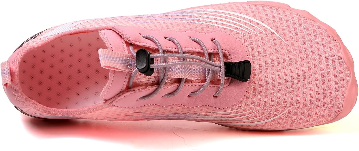 Кроссовки для ходьбы Hike Barefoot Shoes для женщин и мужчин, нескользящая Ayziemezm, розовый — фото 2