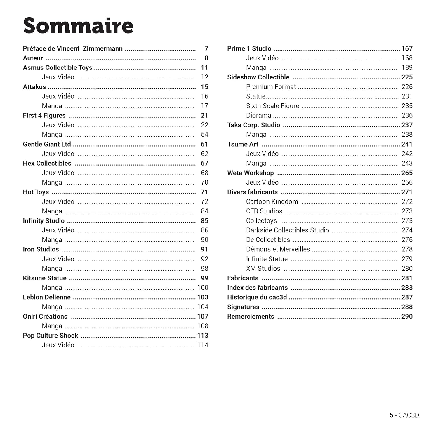 

cac3d Jeux Vidéo & Manga - 3e édition: Encyclopédie des figurines de collection (2024) (COTE A CAS)