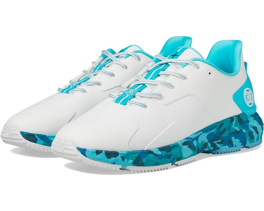 

Кроссовки GFORE MG4+ T.P.U. Camo Golf Shoes, цвет Snow/Sardinia