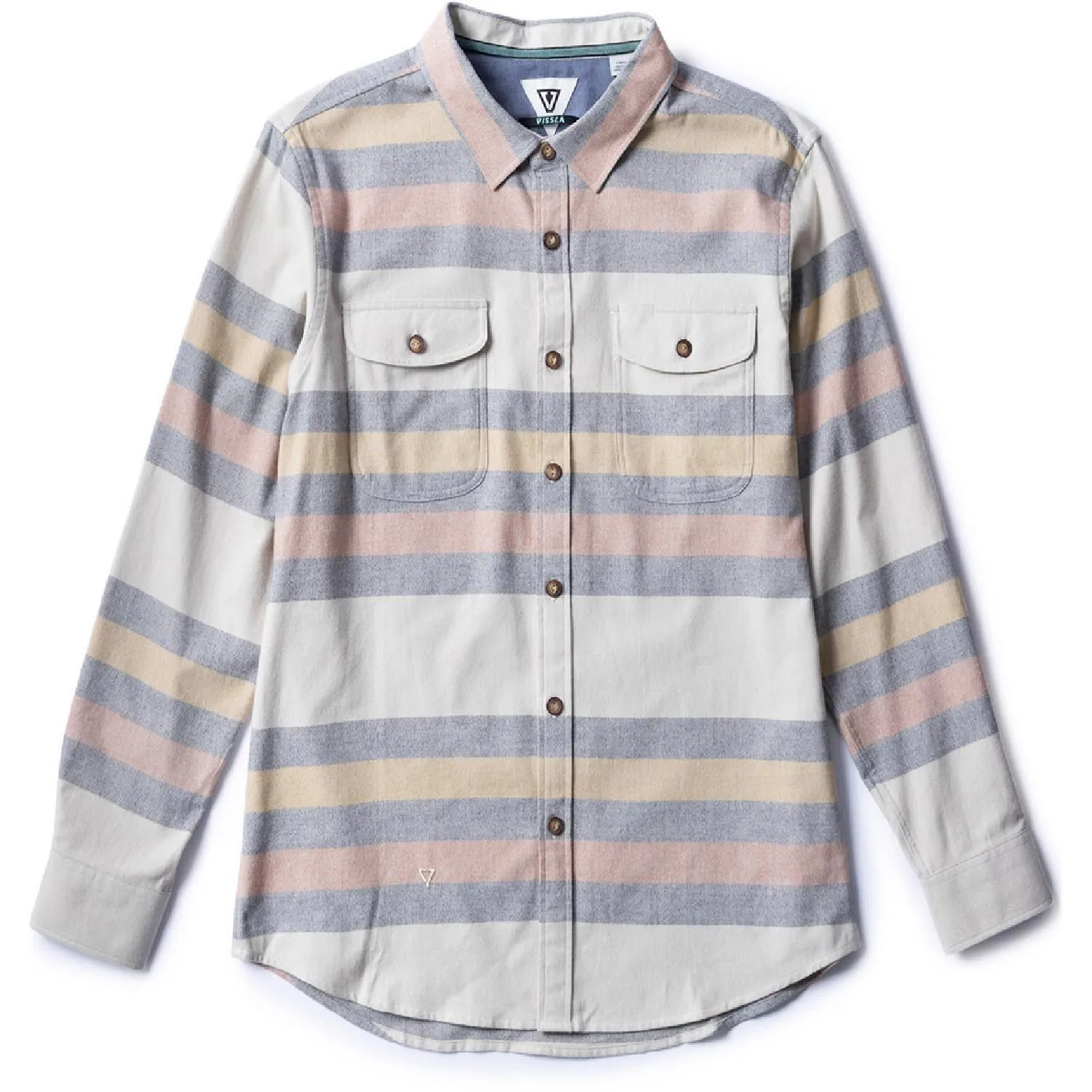 

Фланелевая рубашка Центрального побережья VISSLA, Bone