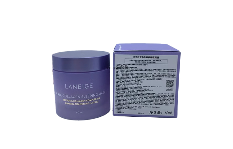 Ночная антивозрастная маска для лица Laneige Pepta-Collagen Sleeping Mask, 60 мл — фото 4