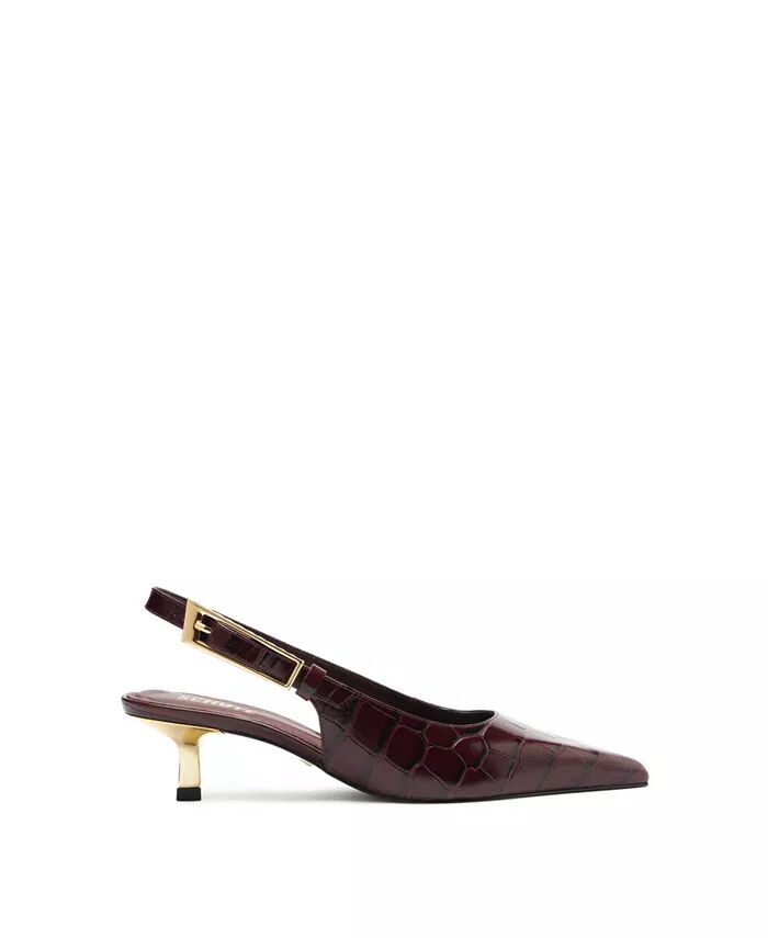Женские туфли Ciara Slingback на каблуке-рюмочке Schutz, красный — фото 2
